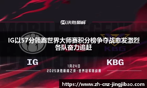 IG以57分领跑世界大师赛积分榜争夺战愈发激烈各队奋力追赶